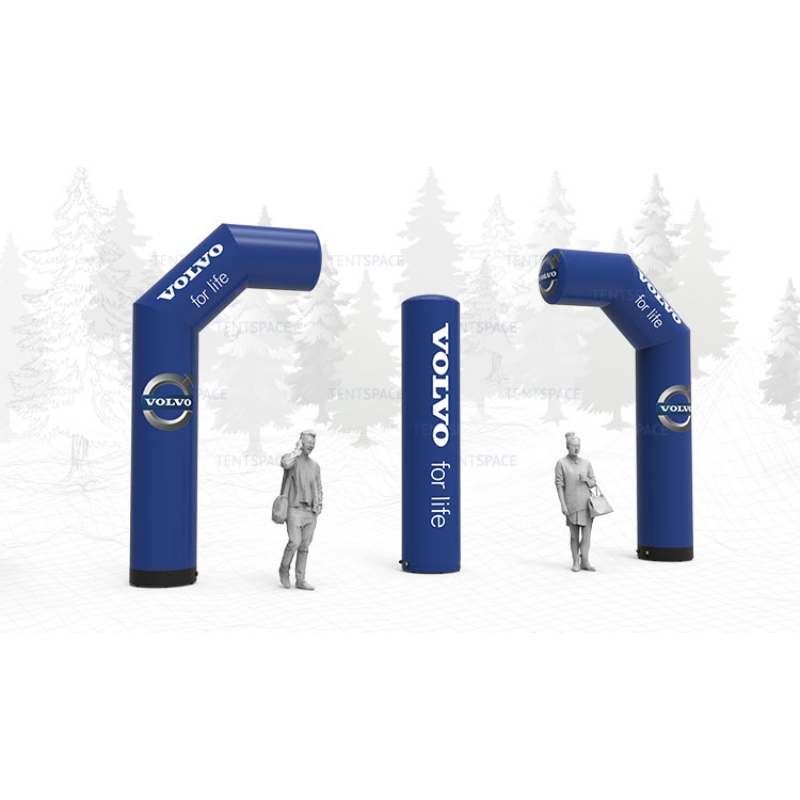 Custom Oxford Cloth Inflatable Arch with Blower-Waterproof Outdoor Trade Show Decorative Air Arch