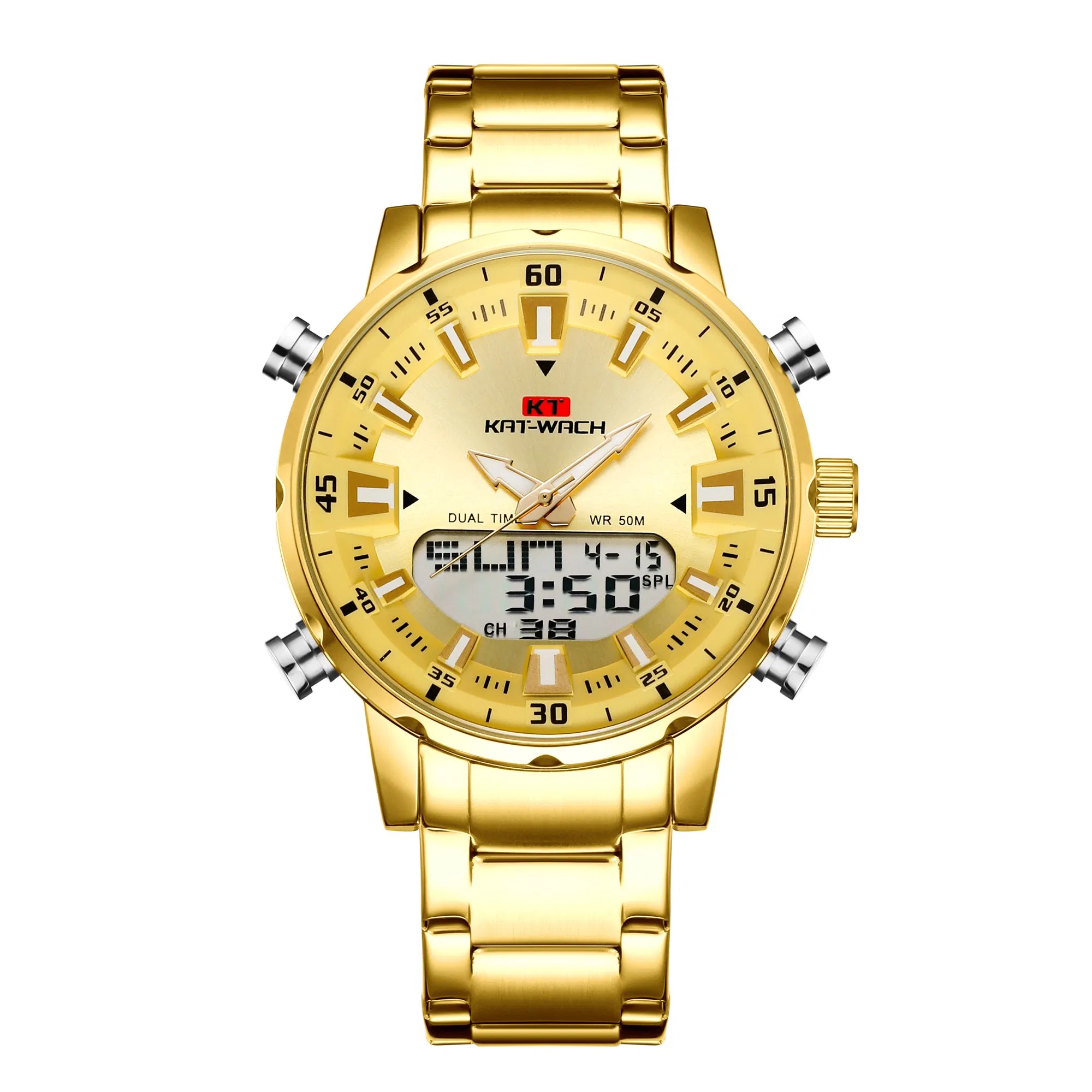 Professional OEM Watches Customized Factory Watch Gift Watch Stainless Steel Watch Quartz Stainless Steel Watch Analog Digital Watch