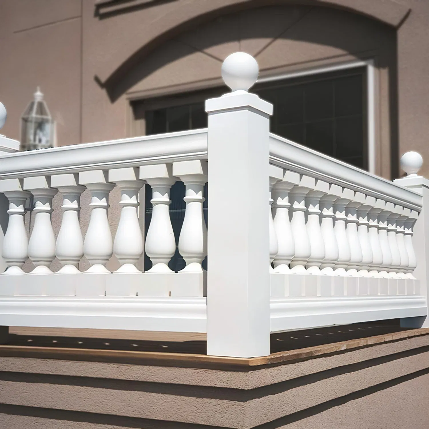 Auuan Made in China Office Building Polyurethane Cheap Balcon Posts Balustrade