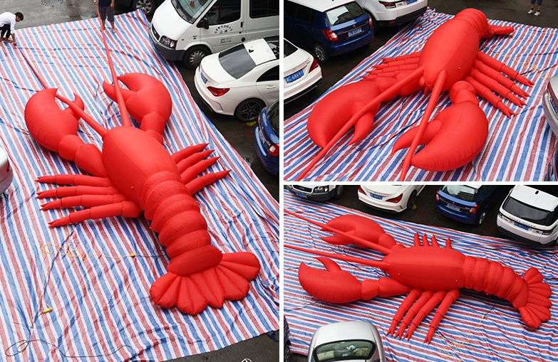Boyi Guangzhou Factory Giant Inflatable Lobster Shrimp