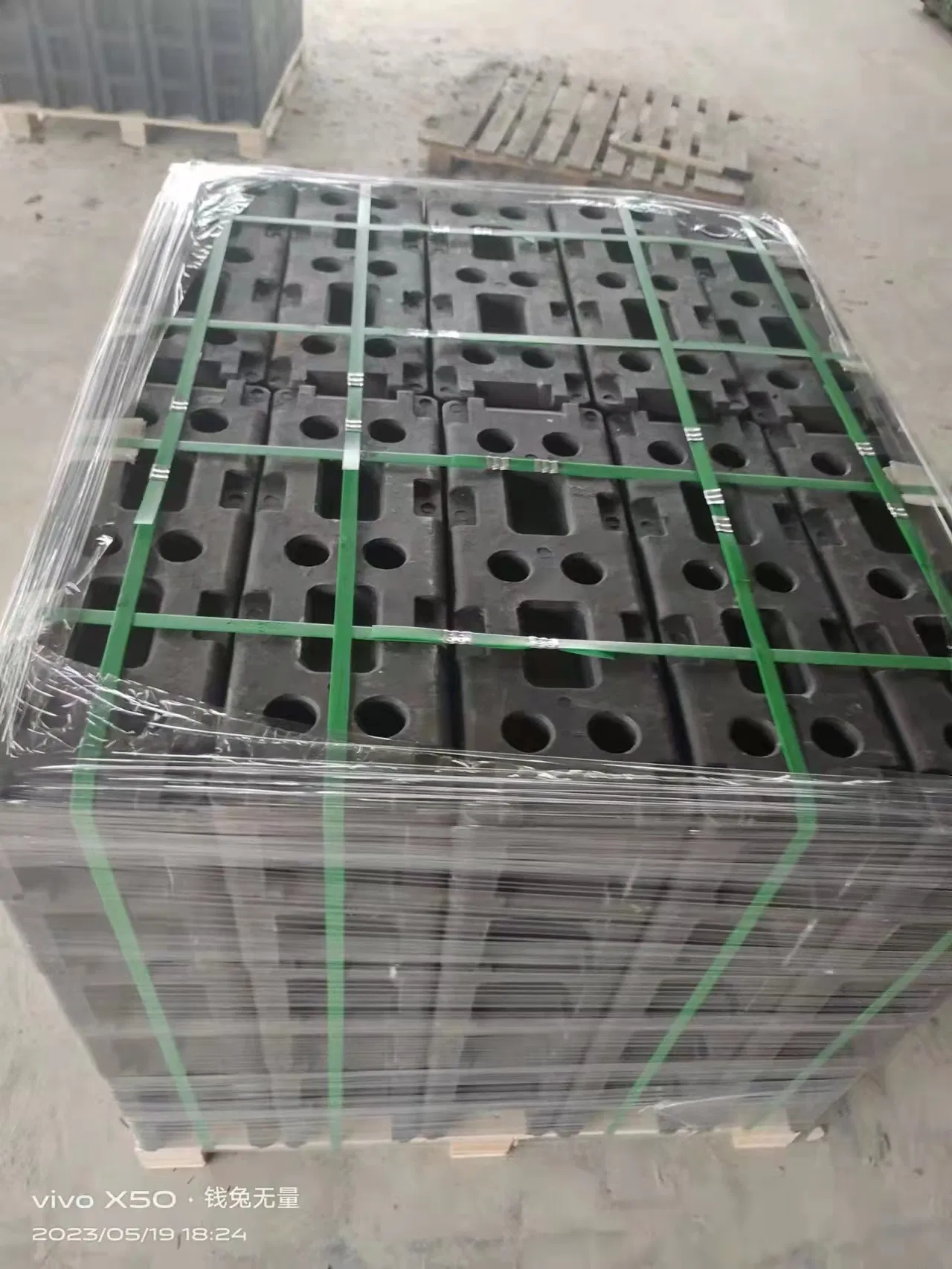 Temporary Fencing Block Recyled Rubber Plastic Movable Temporary Fence Barriers Feet
