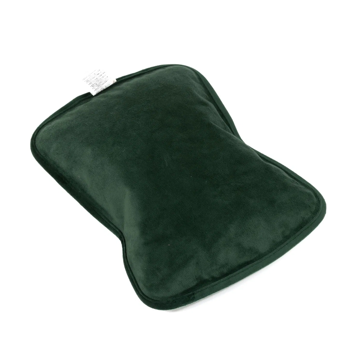 High Quality Green Flannel Explosion-Proof Electric Hot Water Bag with European Plug
