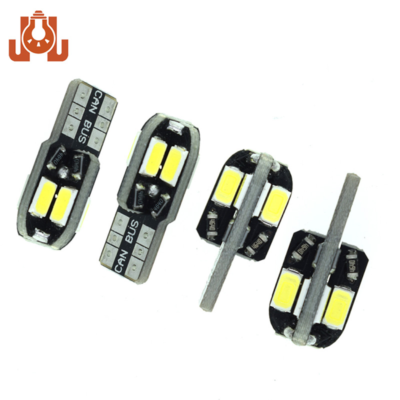 Светодиодная лампа W5W T10 8SMD для салона автомобиля