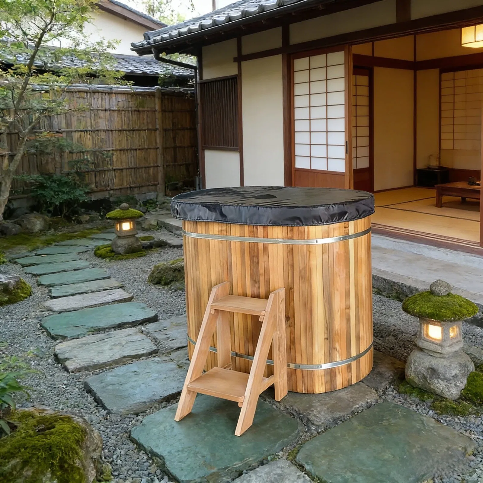 Digital Display Cold Plunge Ice Bath Tub with Chiller and Filter Unmatched Cooling Power for Outdoor Yoga and Stretch Studio