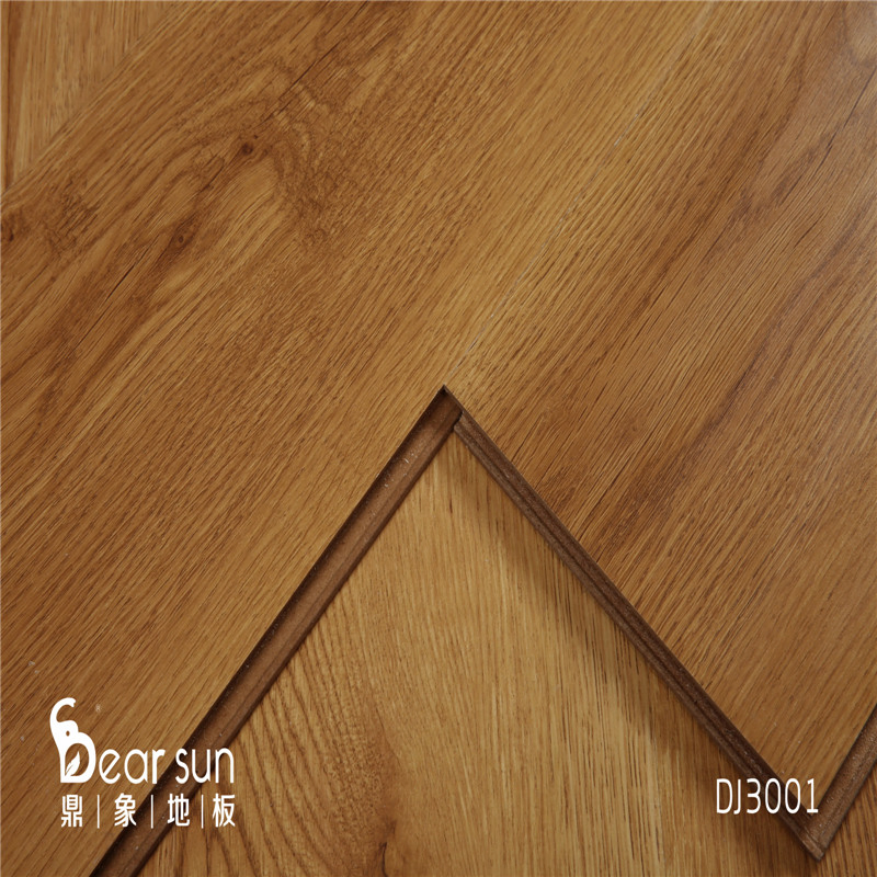 Manufacturer Easy Process Parquet Laminate Flooring 8mm Thickness