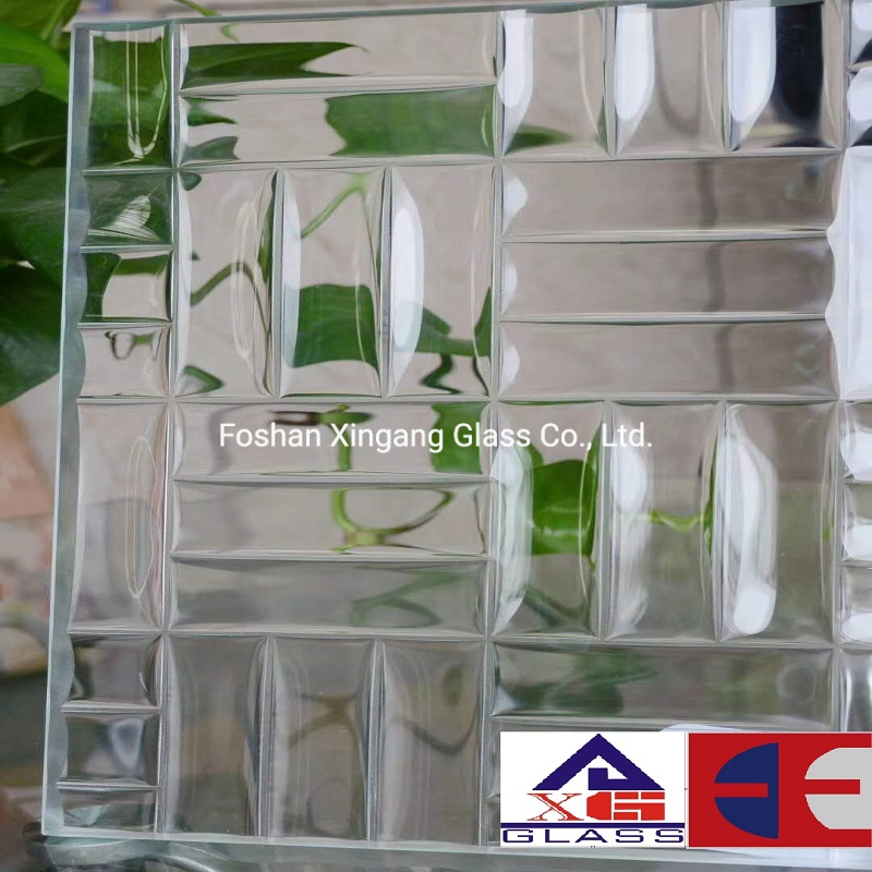 Stained/Decorative/Art/Cast/ Pattern Fused Glass for Shower Room
