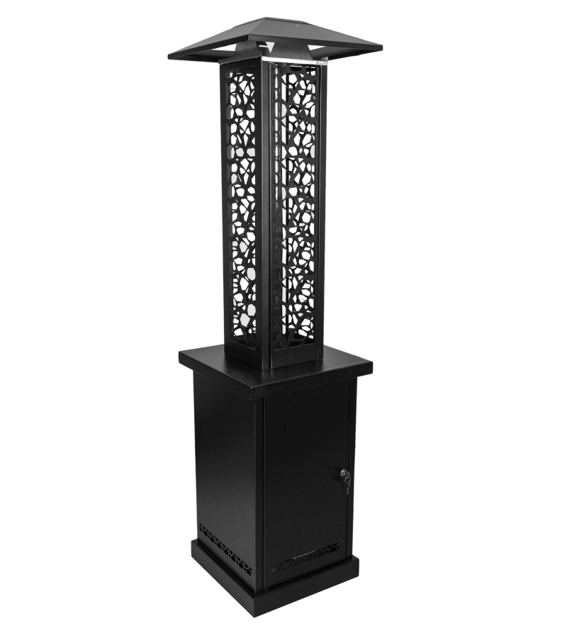 Outdoor Freestanding Stand Square Flame Patio Heater for Garden Use