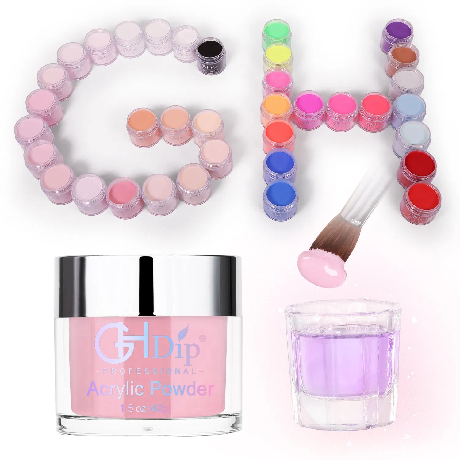 36 Basic Colors Nail Acrylic Powder Kit