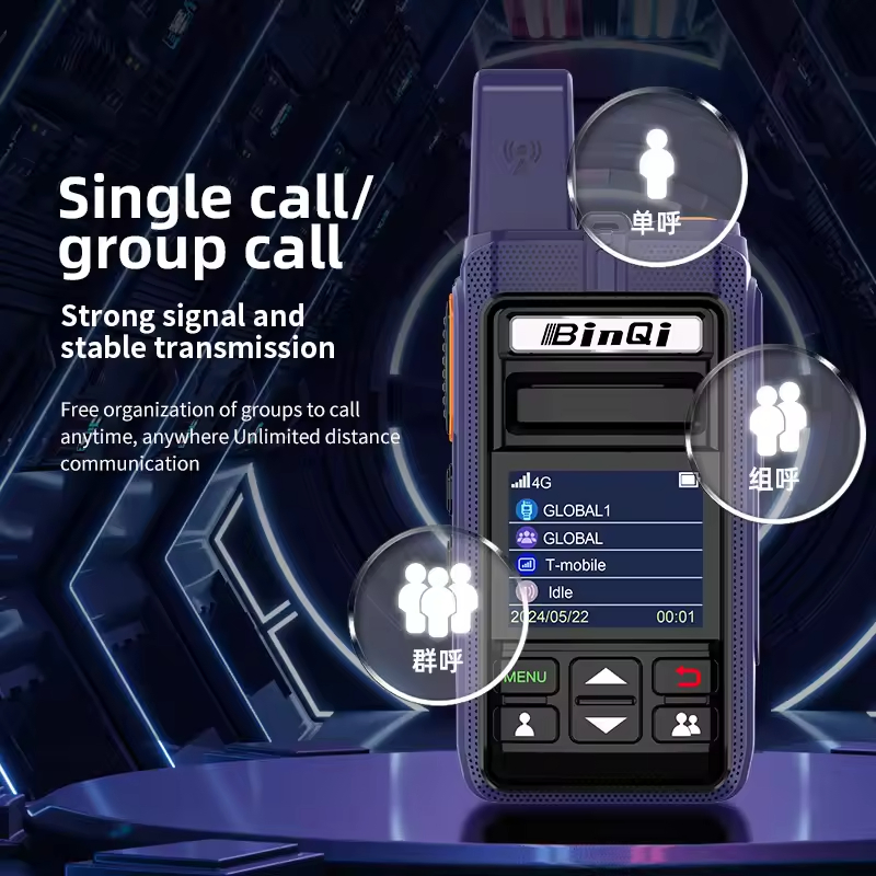 Портативная рация Binqi BQ-530 4G LTE с дальностью связи 5000 км