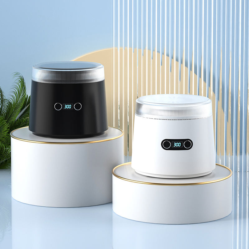 Home Use Ultrasonic Cleaner with UV Light 45kHz 304 Mini Ultrasonic Cleaning Machine for Dental Night Guards Retainers Aligners