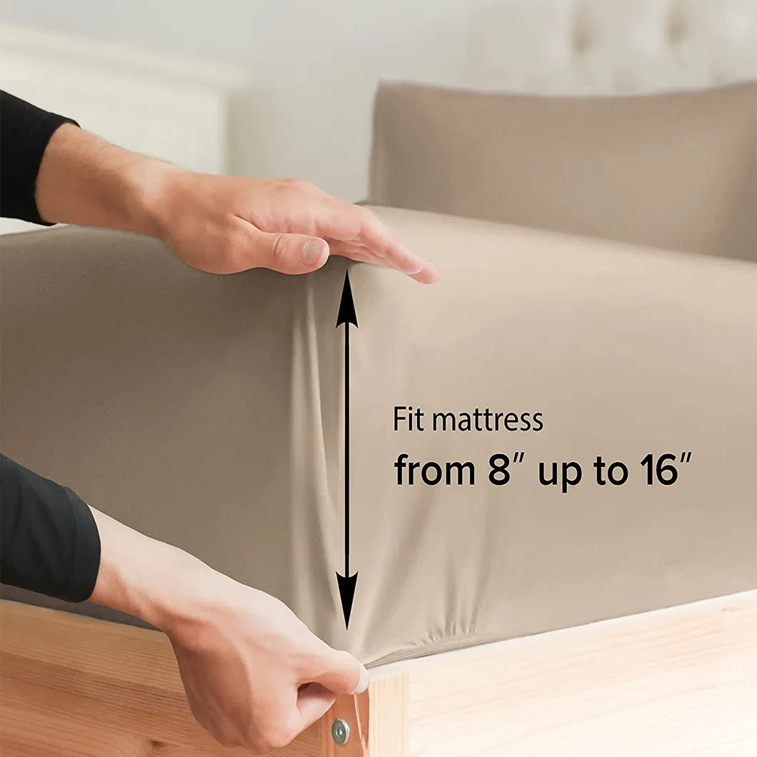 Allergen Waterproof Allergy Mattress Cover Full King Twin Size Mattress Protectors Cover