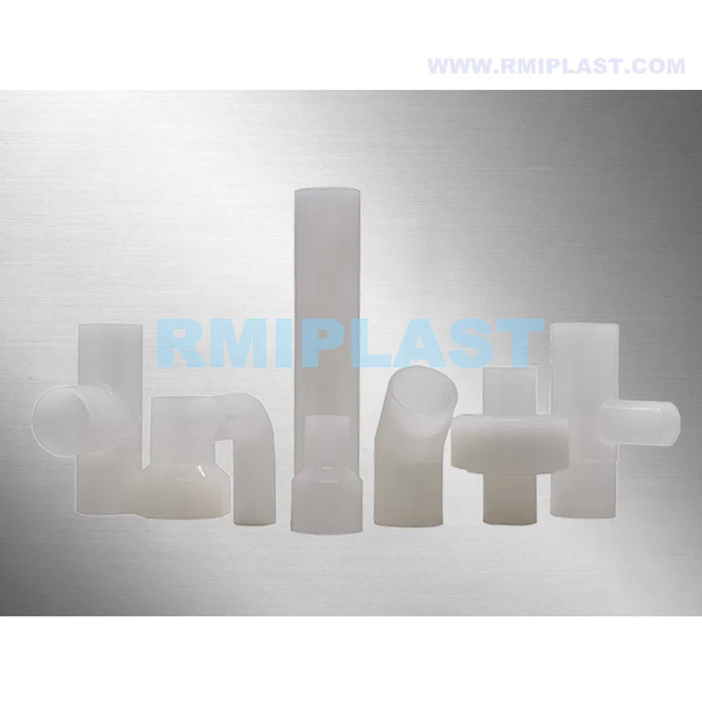 PVDF Equal Tee of Butt Welding ISO Pn16 Plastic Pipe Fittings White Three Way Tee for Pure Water