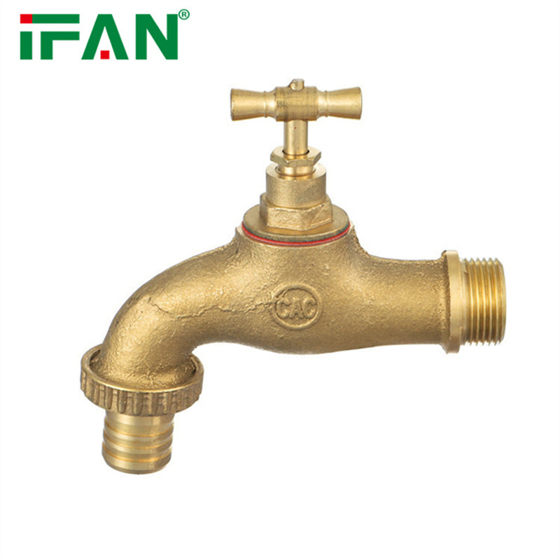 Ifan China Manufacturer Plumbing Fittings Brass Water Bibcock