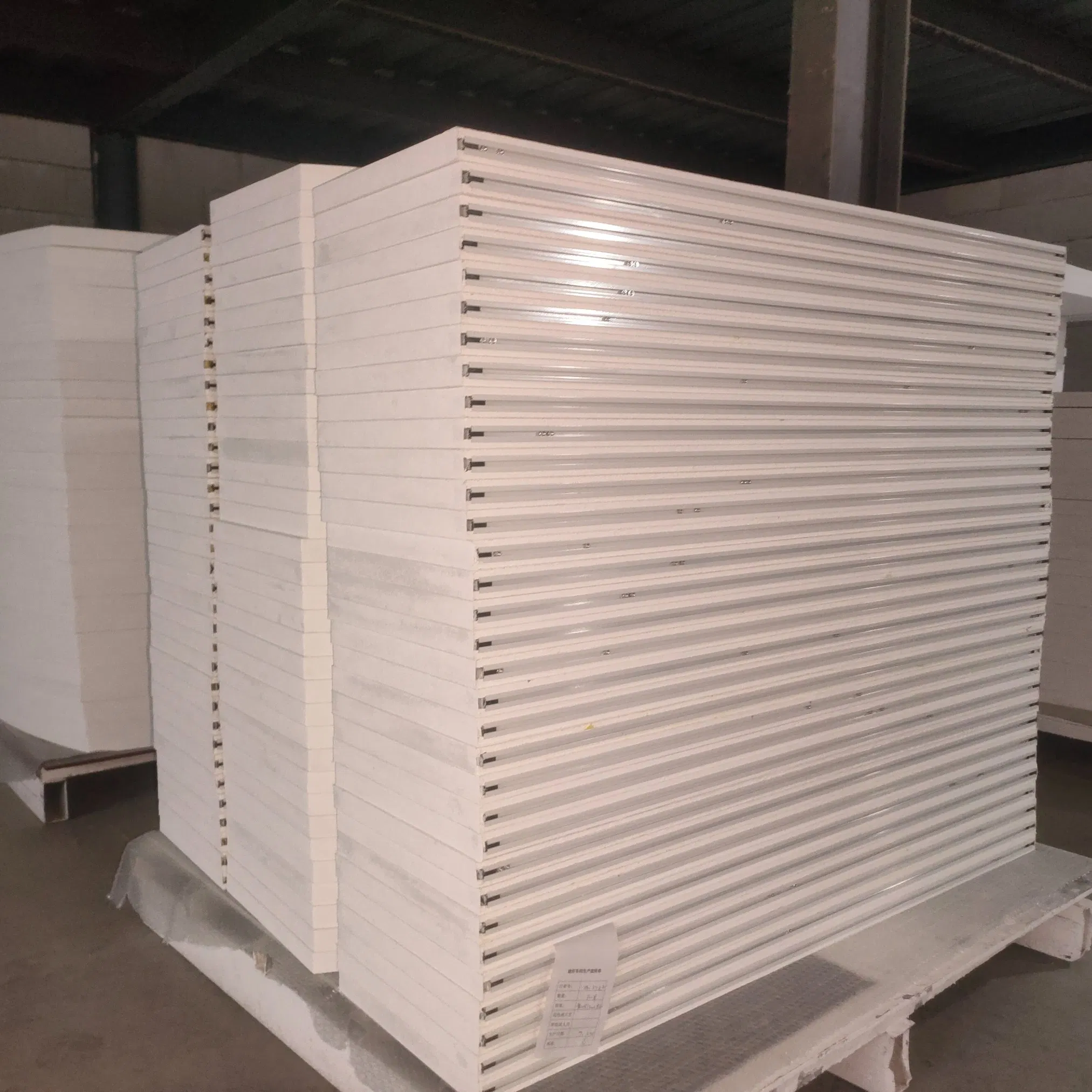 Custom-Length Fiberglass Baffles with Nrc 0.9 and Modular Connectors for Variable Ceiling Heights in Retail Stores
