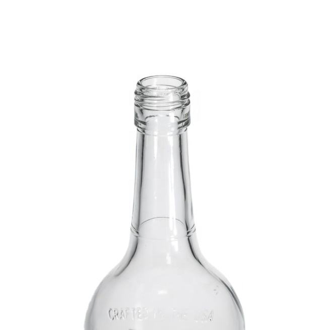 Стеклянная бутылка для водки 1000 мл с винтовой крышкой