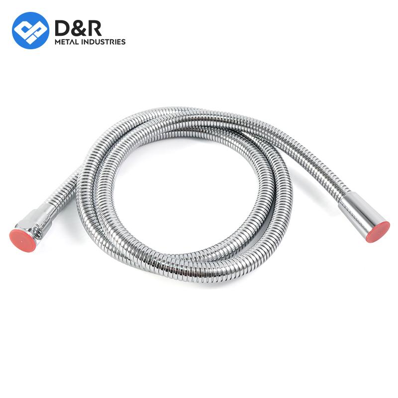 D&R Factory 150cm 200cm High Quality Custom Length 304 Steel Wire NBR Nickel Coating Copper 1/2″ Flexible Braided Plumbing Hoses