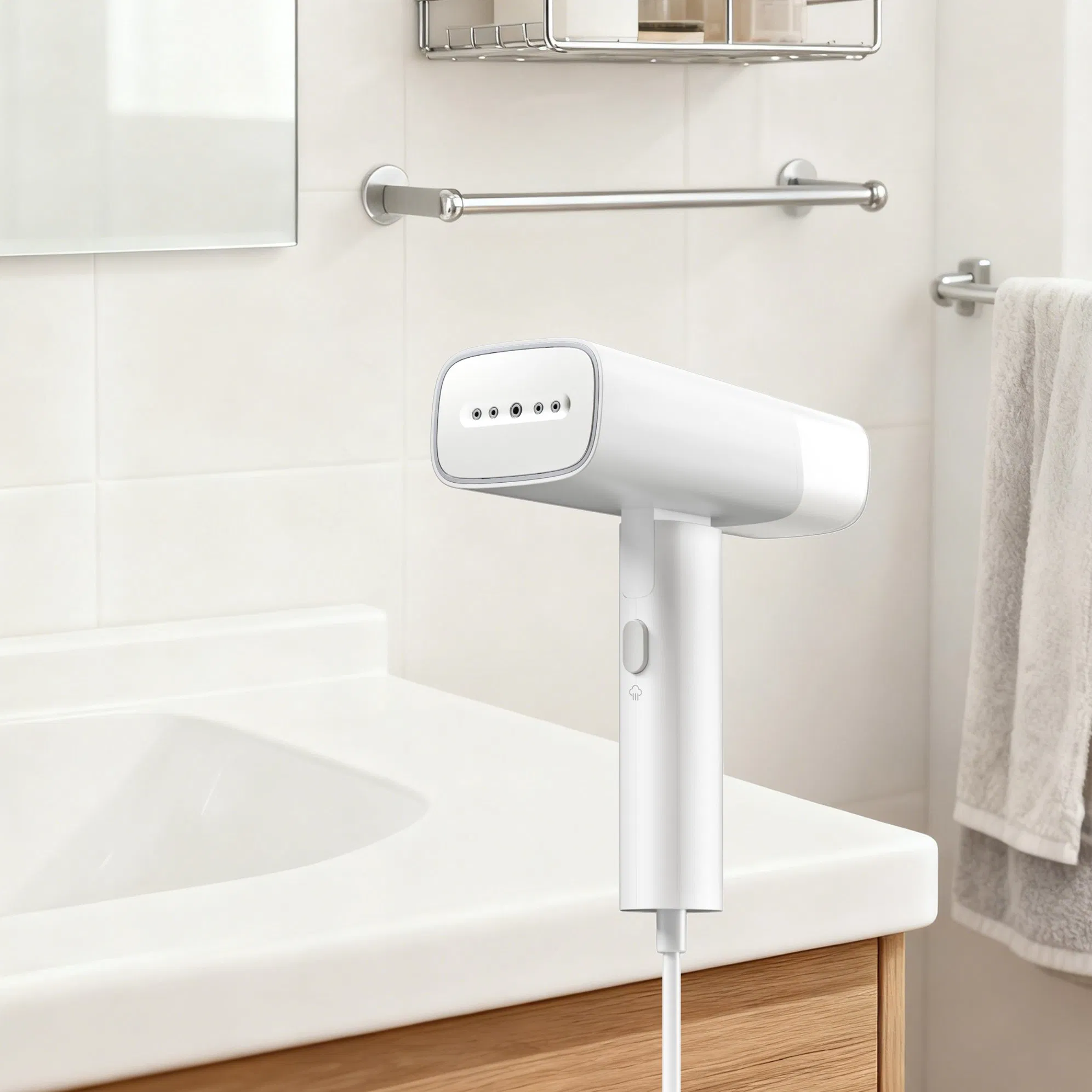 Longbank New Products 1400W 160ml Travel Portable Foldable Handheld Garment Steamer for Clothes