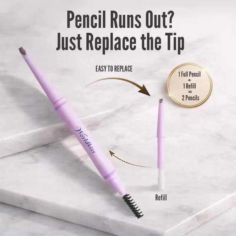 Waterproof Sweatproof Dual End Long Lasting Setting Makeup Eyebrow Pencil