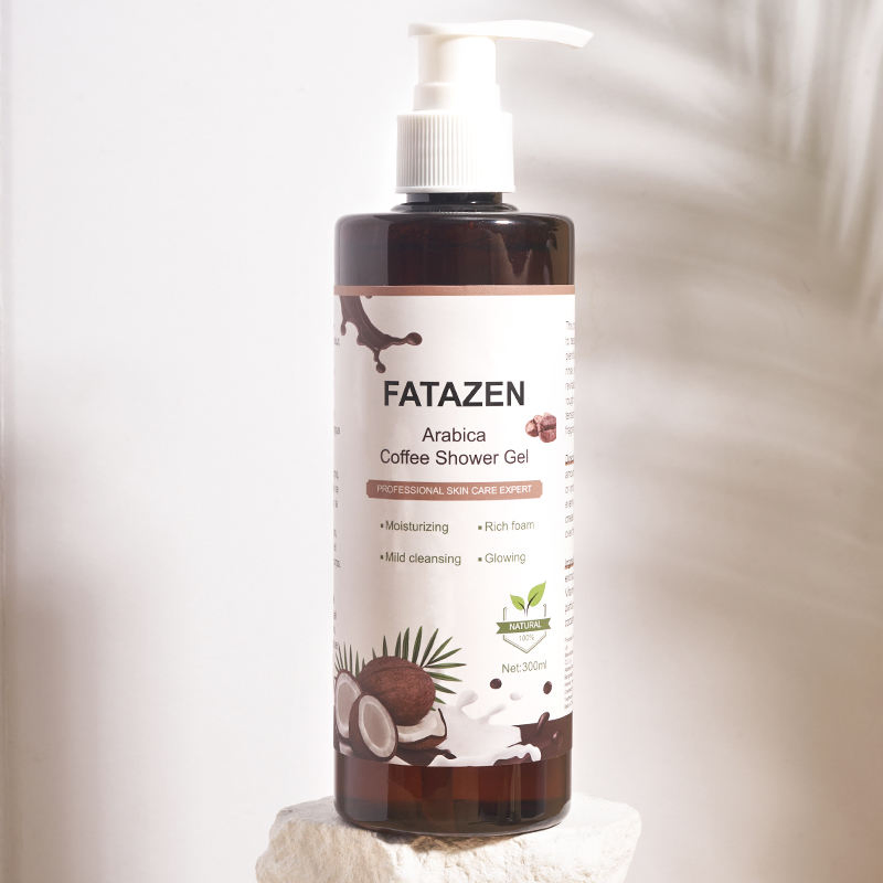 Private Label Skincare Products Natural Moisturizing Whitening Shower Gel Luxury Organic Coconut Coffee Liquid Bath Bodywash