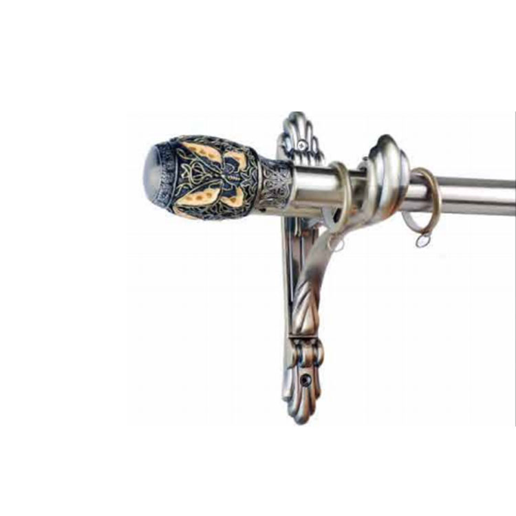 European Luxury Bracket Curtain Decoration Curtain Rod Adjustable