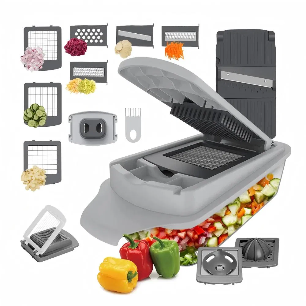 12PCS/Set Manual Chopper for Dicer Vegetables Cutter Blender Kitchen Appliance Kitchenware Color, Size, and Accessories Can Be Customized