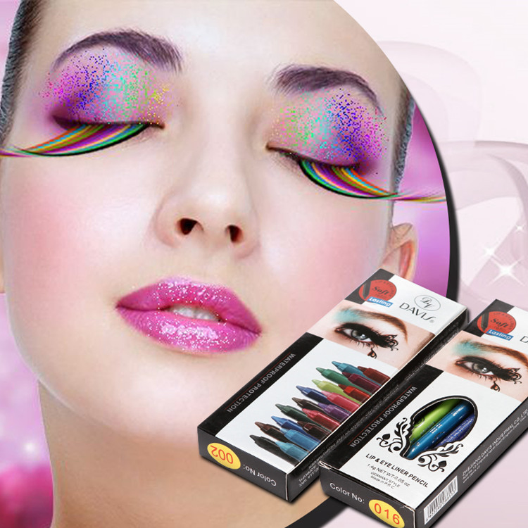 Recumbent Pearly Eyeshadow Pencil Davis Eyebrow Pencil Bloom Color Eyeliner