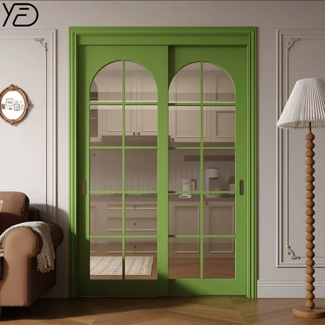 Garden Vealla Customized Security Guard Sliding Metal Wooden Glass Door