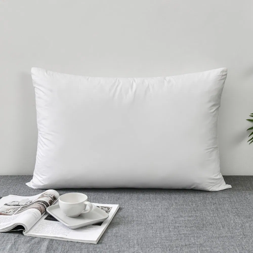 Wholesale 85/15 Goose Feather Pillow Inserts - 380tc Twill Weave Downproof Cover, Reinforced Gusset (MOQ 100PCS)