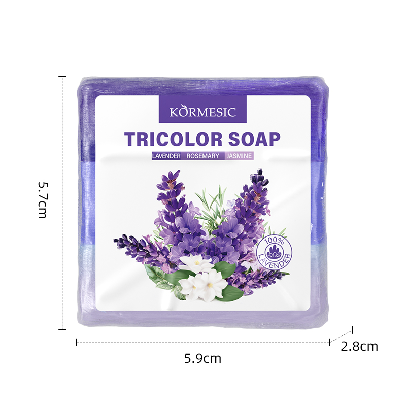 Factory Price Cleanse and Soothe Skincare Tricolor Soap