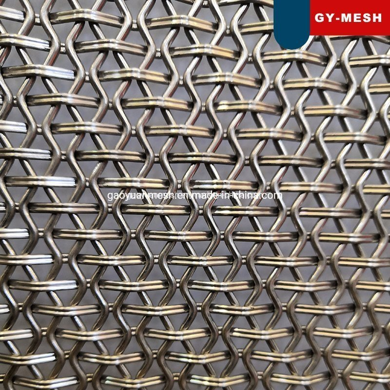 Decorative Architectural Wire Mesh/Stainless Steel Wire Mesh /Aluminium Mesh Ceiling Mesh /Wire Mesh Curtain Decorationmetal Coil Drapery Fireplace