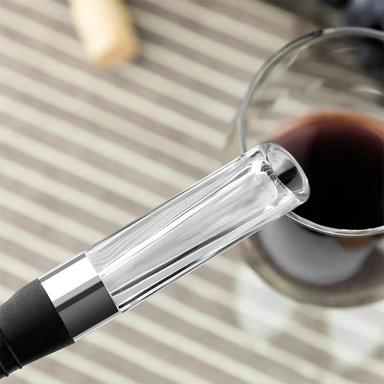 Eliminates Leaks Spills Easily Washable Small Size Easy-Carrying Wine Pump Aerator Dispenser Quick Aerating for Bulgariana