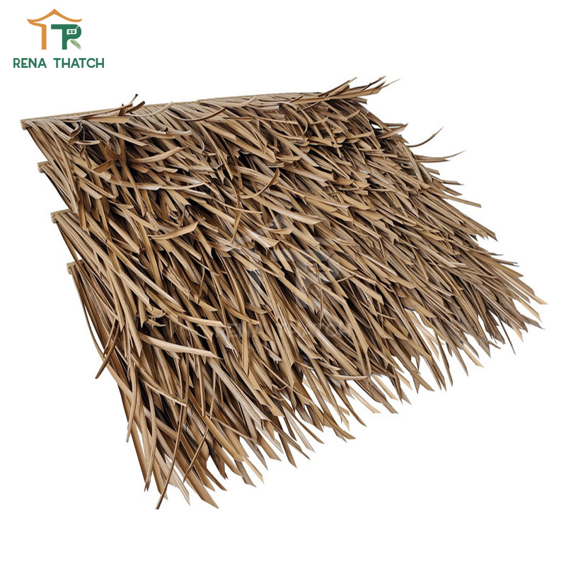 UV Protected Synthetic Artificial Thatch Price Thatch Roof Panel Quotation