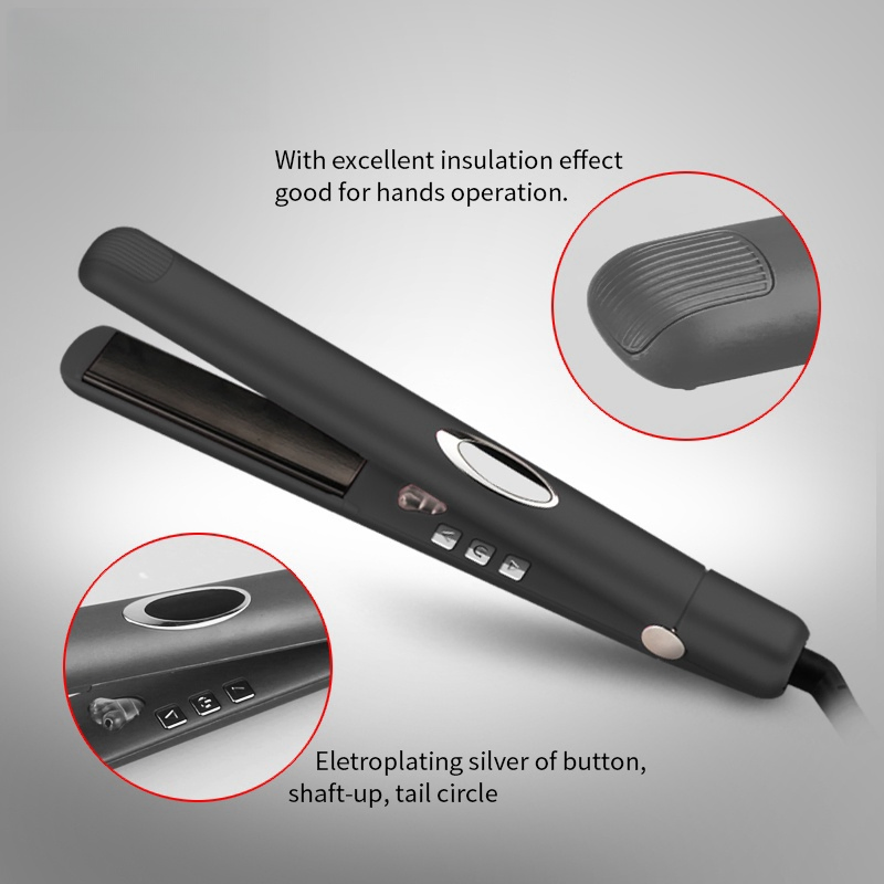 Professional Hair Dressing Tool Mch Plate LED Display Hair Straightner Infrared Flat Irons