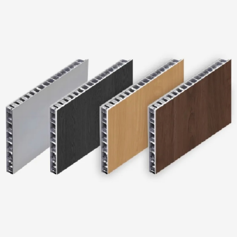 Aluminium Honeycomb Panel Wood-Like Sandwich Wall Panel De Pared Exterior Panel
