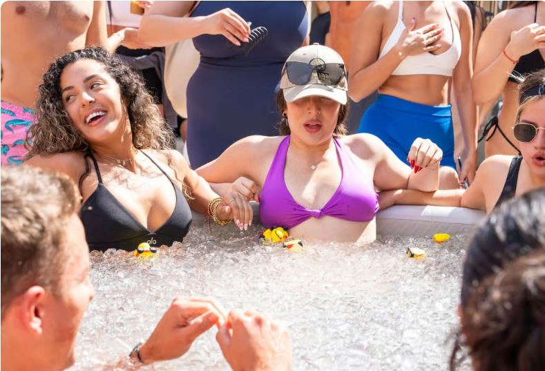 Складной ледяной купель PVC для криотерапии и вечеринок