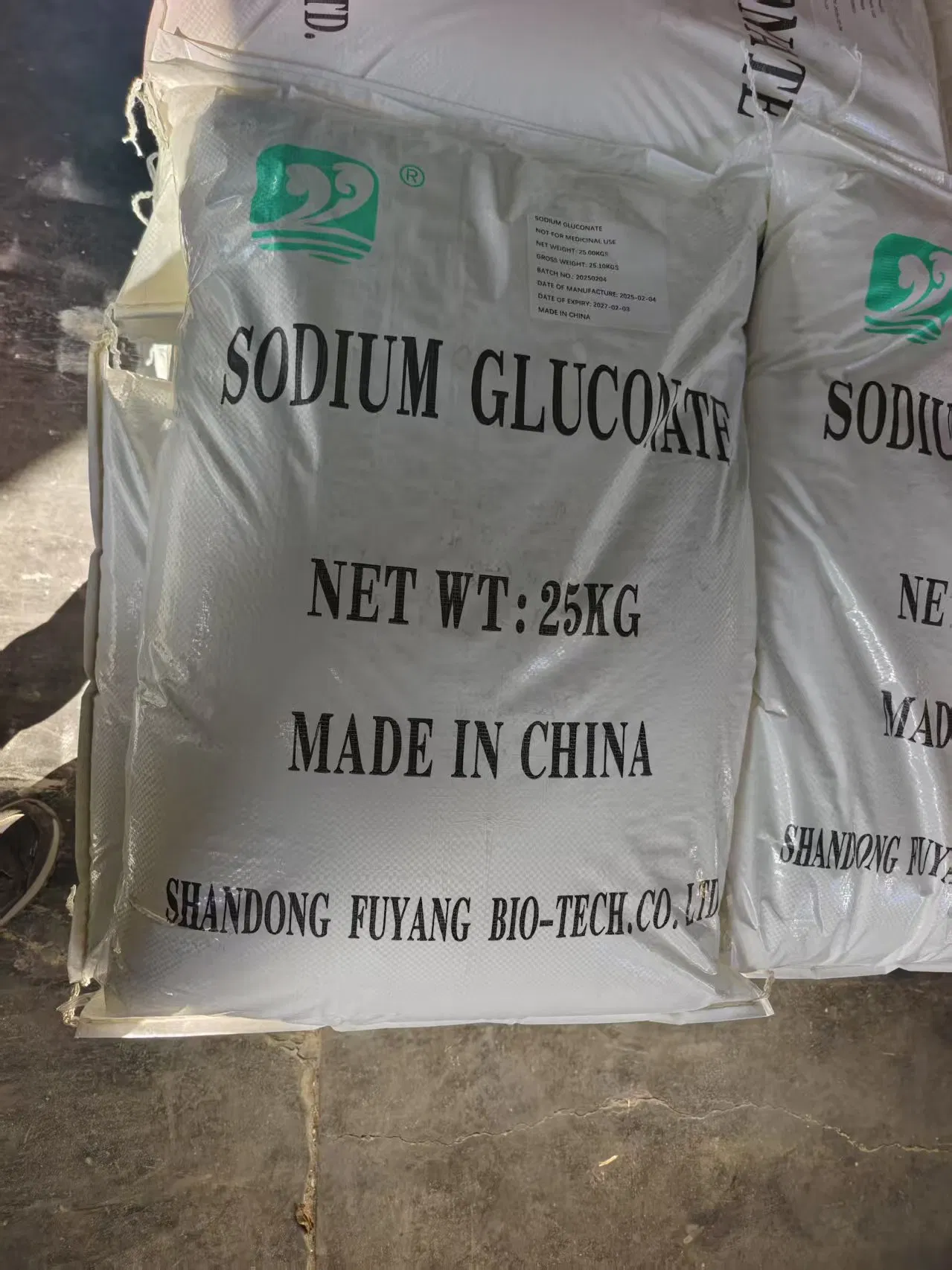 Fuyang Food Grade and Industrial Grade Sodium Gluconate CAS527-07-1 for Construction Chemicals