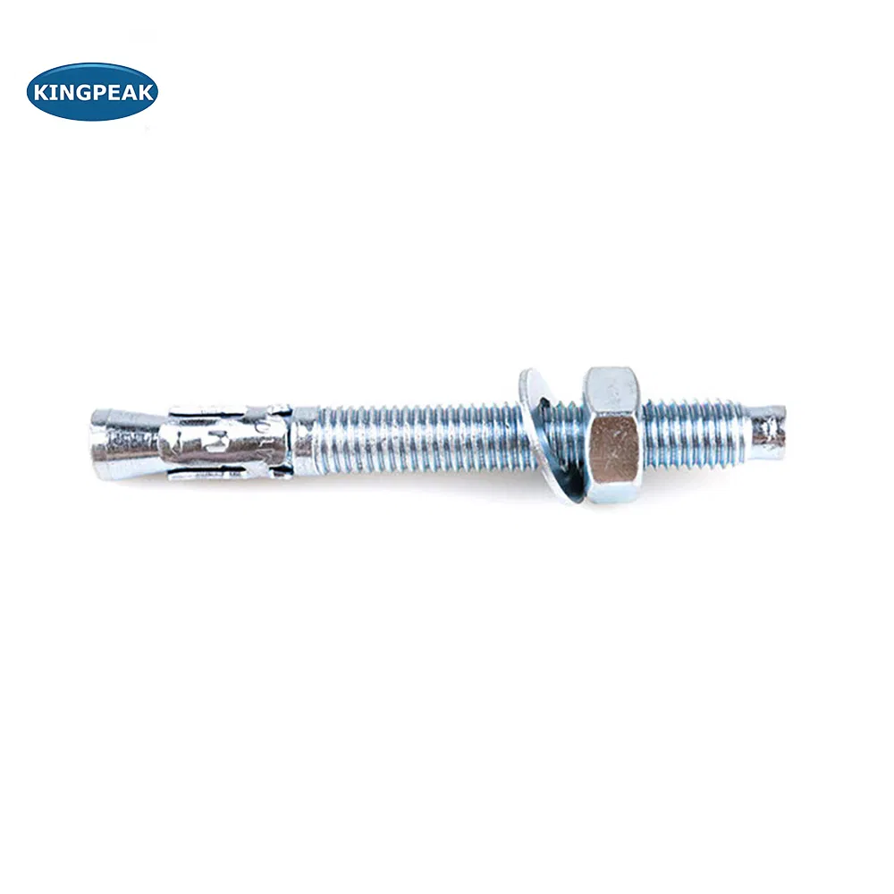 Heavy-Duty Zinc Plated Steel Wedge Anchor for Secure Fastening