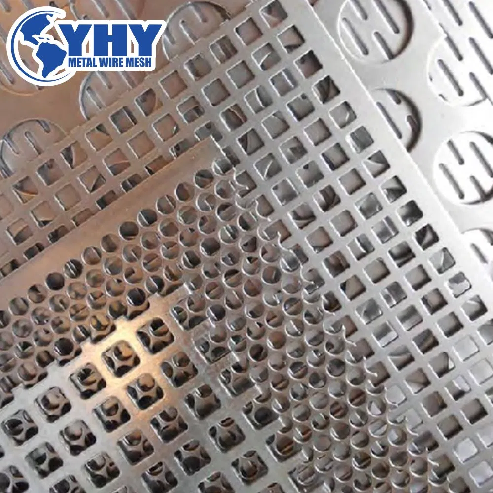 Sound Proof Round Hole Punch Plate Perforated Metal Sheet Fence