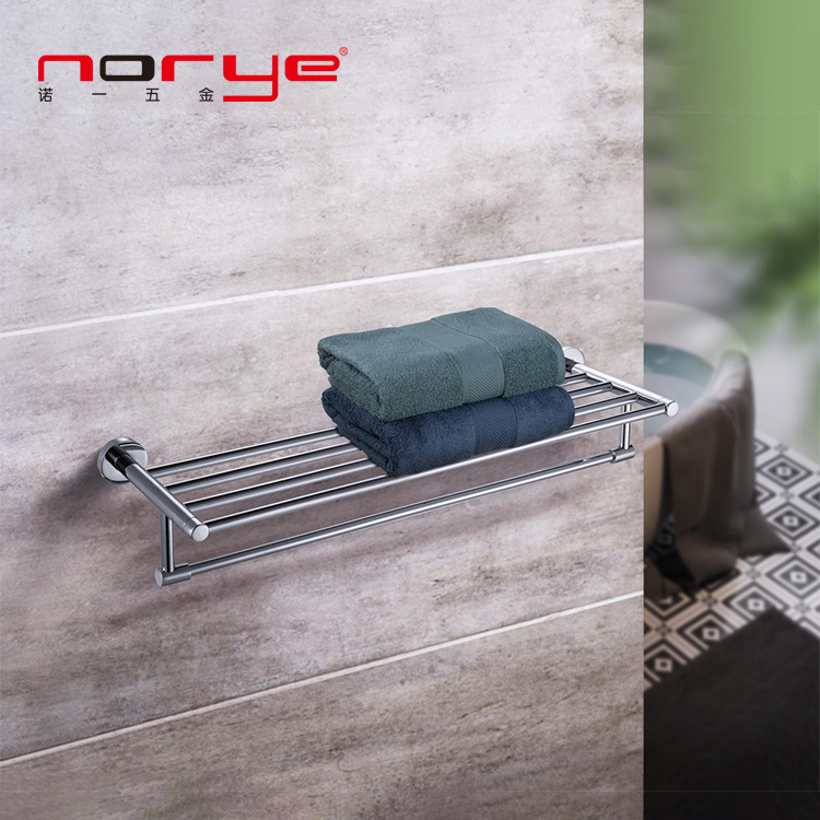 Double Layer Towel Rack for Bathroom Accessories Stainless Steel 304