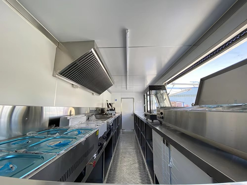 Luxury Prefab Mobile Coffee Drink Fast Food Foldable Street Grocery Container Kiosk