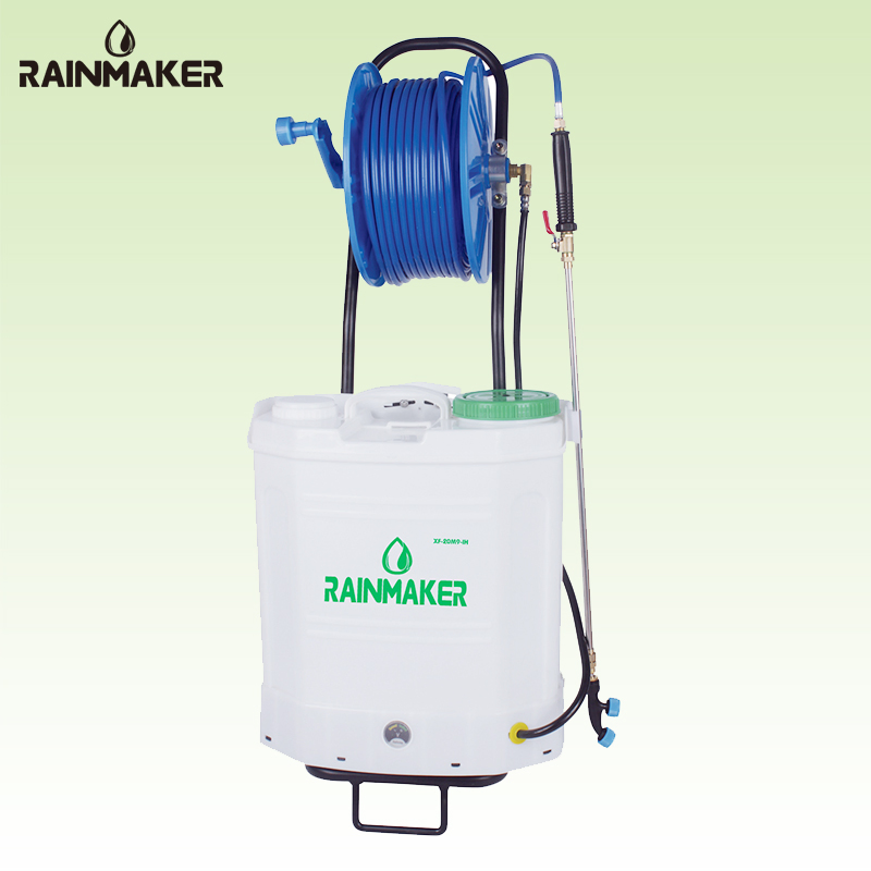 Rainmaker 20L Agricultural Backpack Rechargeable Plastic Water Trolley Sprayer with Wheel