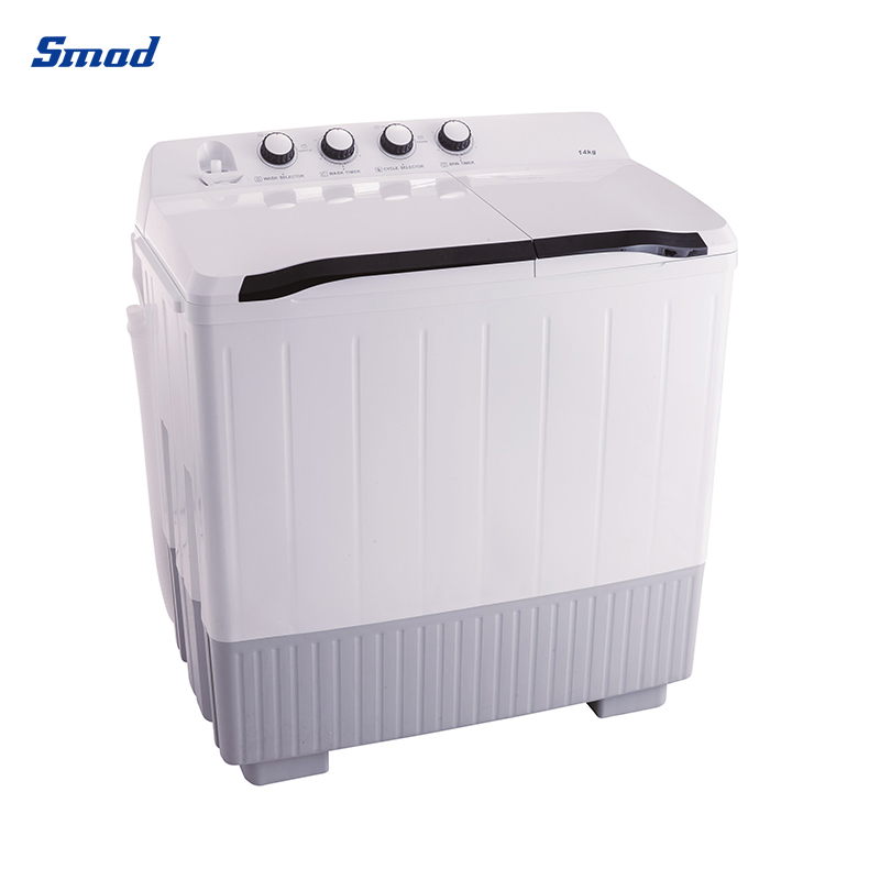 Smad 12kg Home Portable Semi Automatic Twin Tub Washing Machine Washer