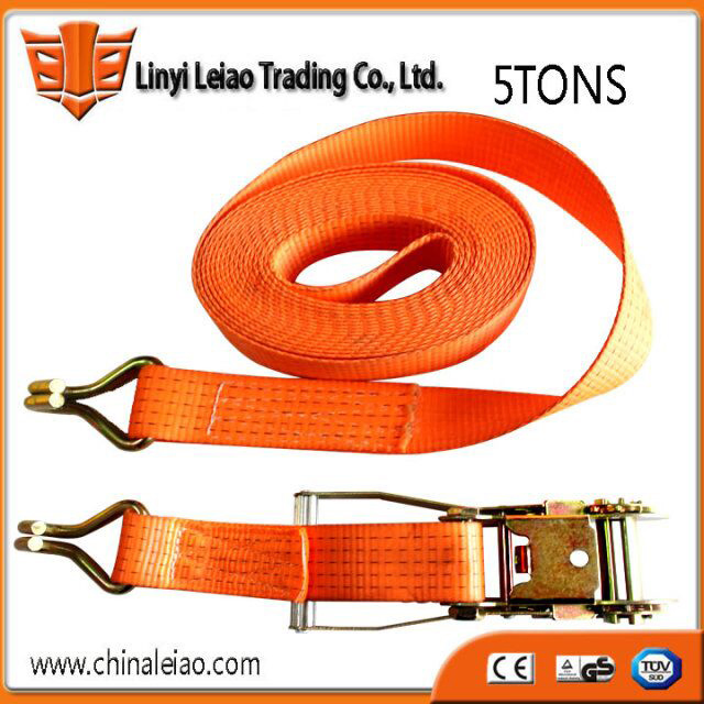 High Quality PP 2" *12m Lashing Ratchet Buckle Tie Down Strap Cargo Belt