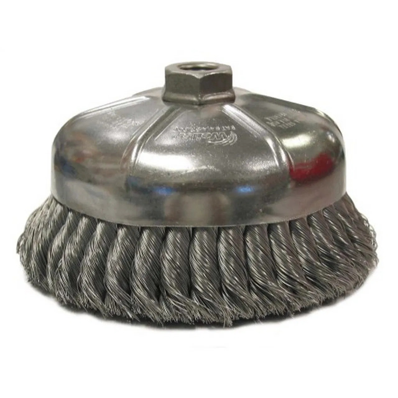 Cup Brush Knot-Arbor Round Cleaning Brush