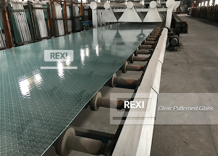 Premium Clear Rolled Glass Sheets with Elegant Millennium Design
