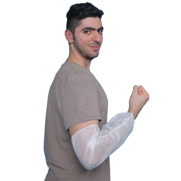 Polyethylene PE Plastic Non-Woven Disposable Arm Cover Oversleeves Food Medical Use