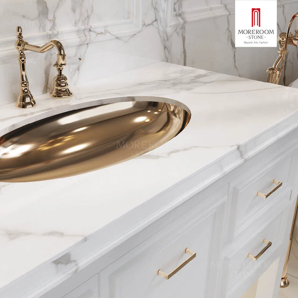 Large Format Tile Statuario Diamante Marble for Bright and Luxurious Interior Spaces