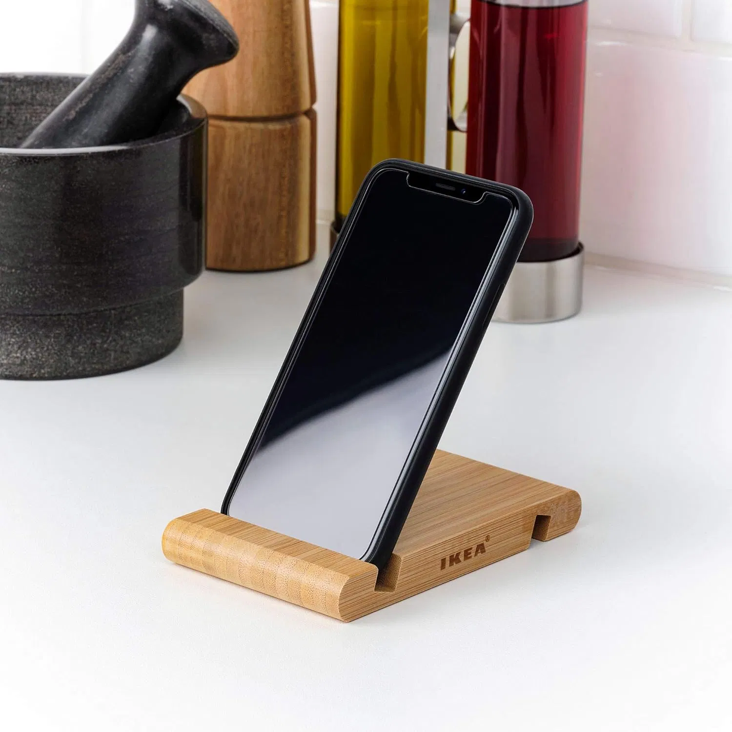 Bamboo Modern Creative Mobile Phone Tablet Desktop Bamboo Stand