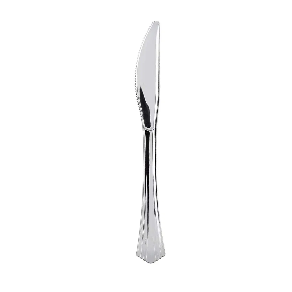 Premium Silver Modern Flatware Set for Everyday Elegance