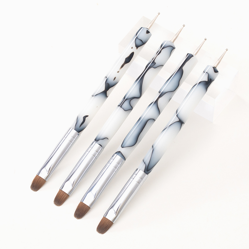 Guyo marble Kolinsky Acrylic Nail Brush for Manicure